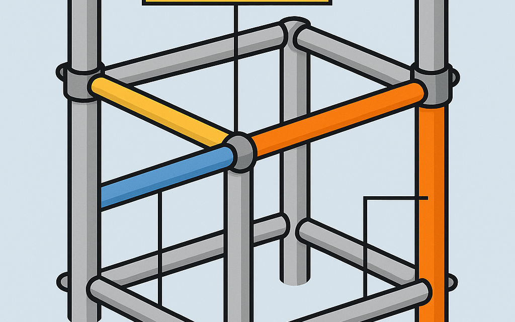 Understanding Ledgers, Standards, and Transoms in Scaffolding