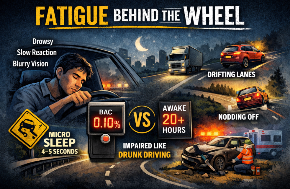 Fatigue Behind the Wheel